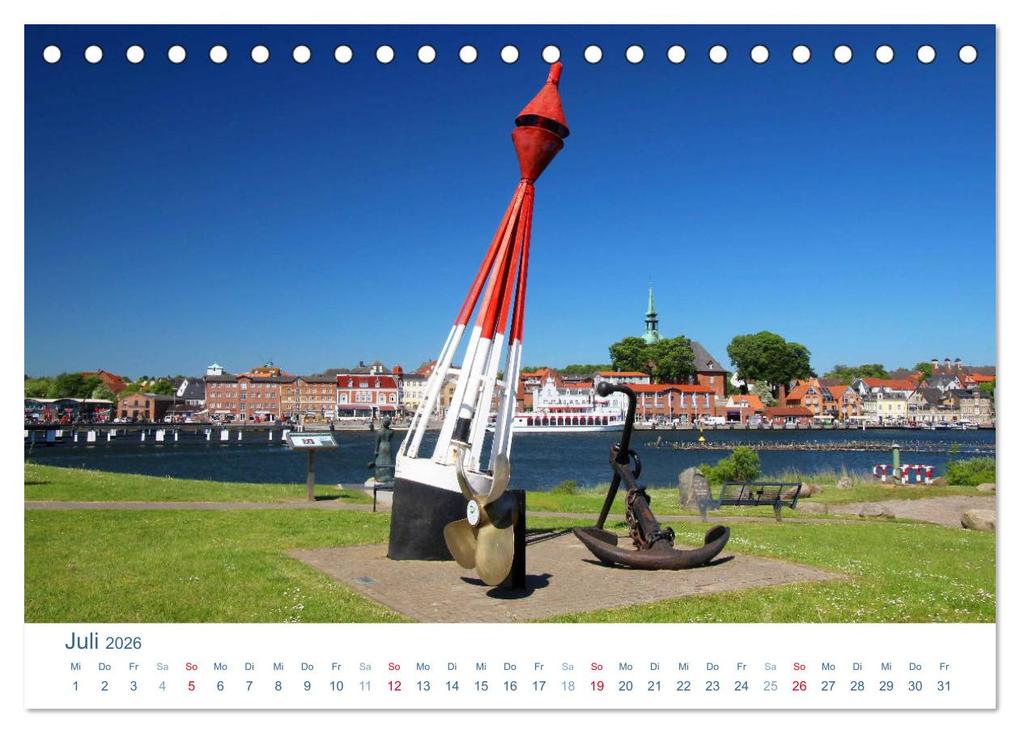 Weitere Ansicht: Kappeln 2026. Impressionen zwischen Altstadt und Schlei (Tischkalender 2026 DIN A5 quer), CALVENDO Monatskalender | Steffani Lehmann, Calvendo