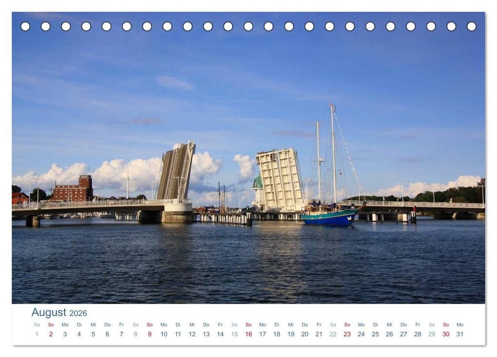 Weitere Ansicht: Kappeln 2026. Impressionen zwischen Altstadt und Schlei (Tischkalender 2026 DIN A5 quer), CALVENDO Monatskalender | Steffani Lehmann, Calvendo