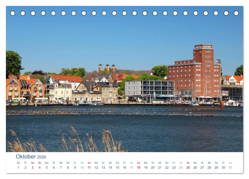 Weitere Ansicht: Kappeln 2026. Impressionen zwischen Altstadt und Schlei (Tischkalender 2026 DIN A5 quer), CALVENDO Monatskalender | Steffani Lehmann, Calvendo