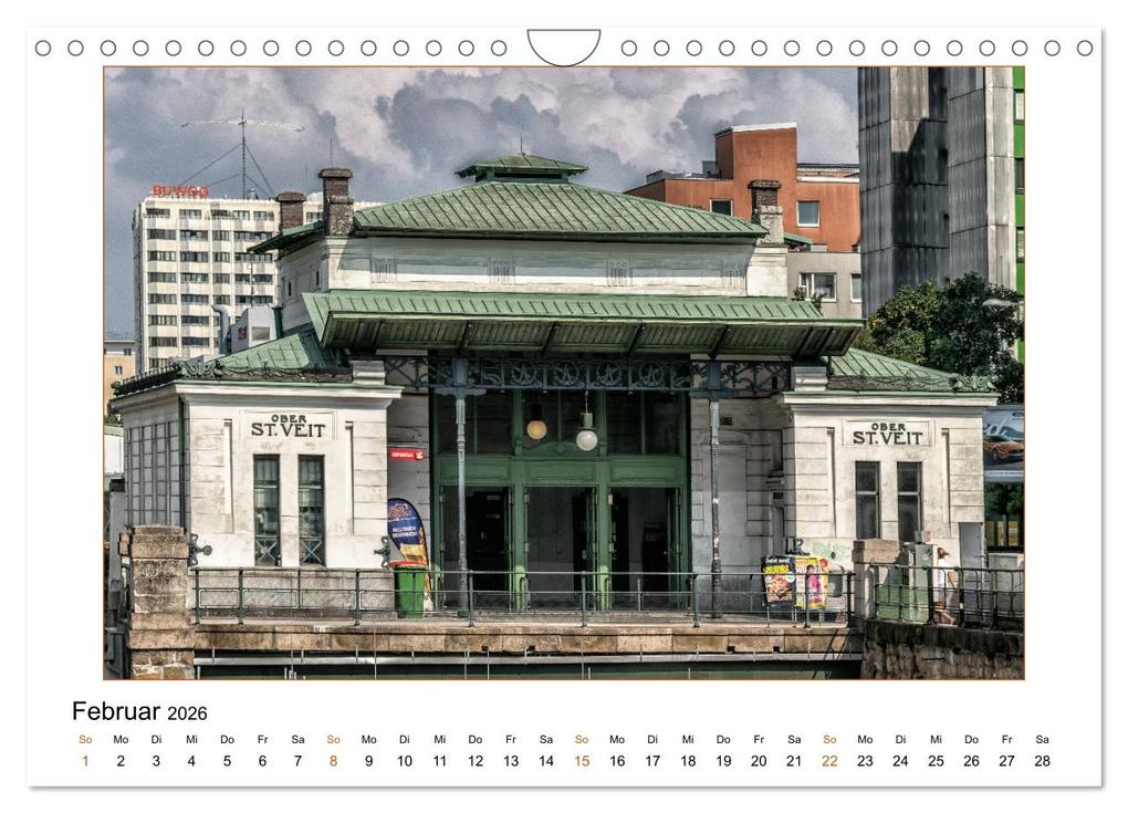 Weitere Ansicht: Otto Wagners Wien (Wandkalender 2026 DIN A4 quer), CALVENDO Monatskalender | Werner Braun, Calvendo