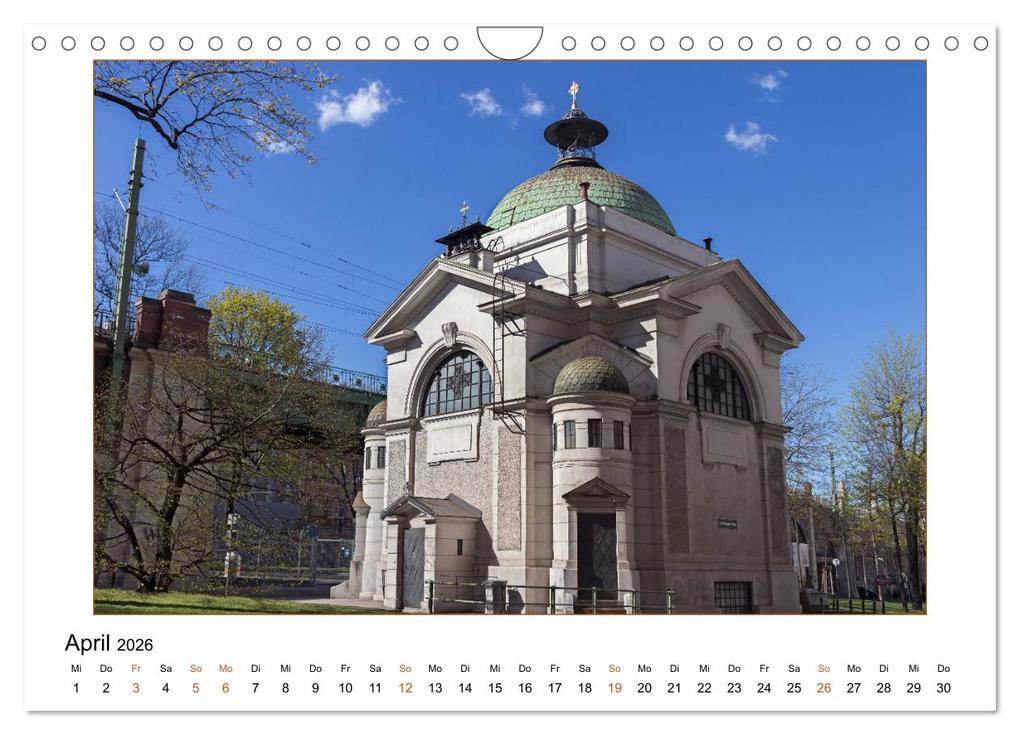 Weitere Ansicht: Otto Wagners Wien (Wandkalender 2026 DIN A4 quer), CALVENDO Monatskalender | Werner Braun, Calvendo
