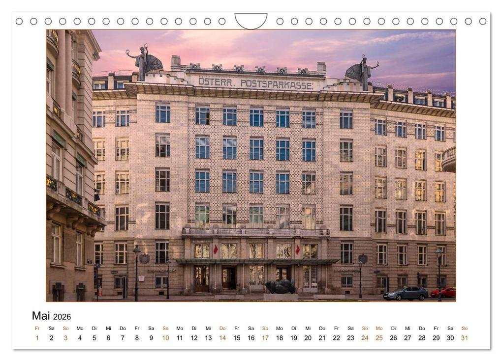 Weitere Ansicht: Otto Wagners Wien (Wandkalender 2026 DIN A4 quer), CALVENDO Monatskalender | Werner Braun, Calvendo