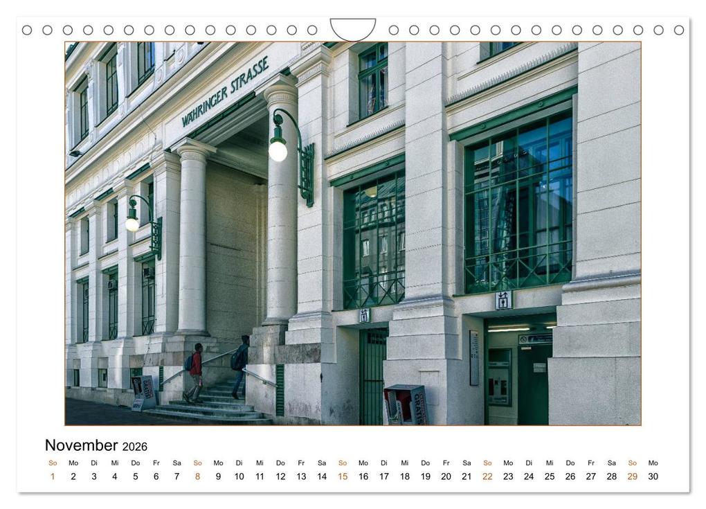 Weitere Ansicht: Otto Wagners Wien (Wandkalender 2026 DIN A4 quer), CALVENDO Monatskalender | Werner Braun, Calvendo