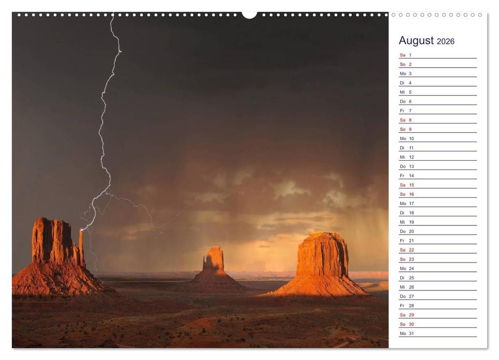 Weitere Ansicht: Faszination Blitze beeindruckende Fotos (hochwertiger Premium Wandkalender 2026 DIN A2 quer), Kunstdruck in Hochglanz | Stefan Widerstein - SteWi.info, Calvendo