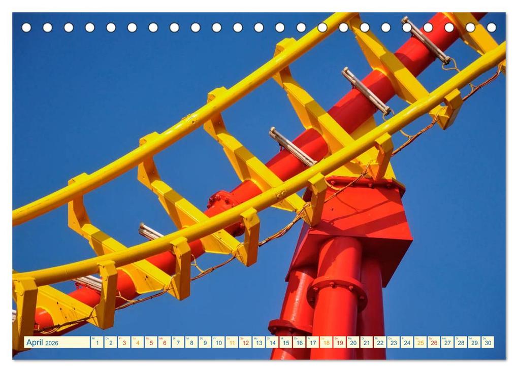 Weitere Ansicht: Achterbahn - extrem (Tischkalender 2026 DIN A5 quer), CALVENDO Monatskalender | Peter Roder, Calvendo