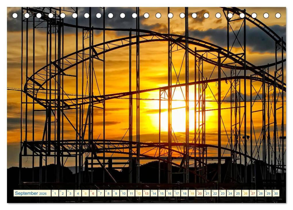 Weitere Ansicht: Achterbahn - extrem (Tischkalender 2026 DIN A5 quer), CALVENDO Monatskalender | Peter Roder, Calvendo