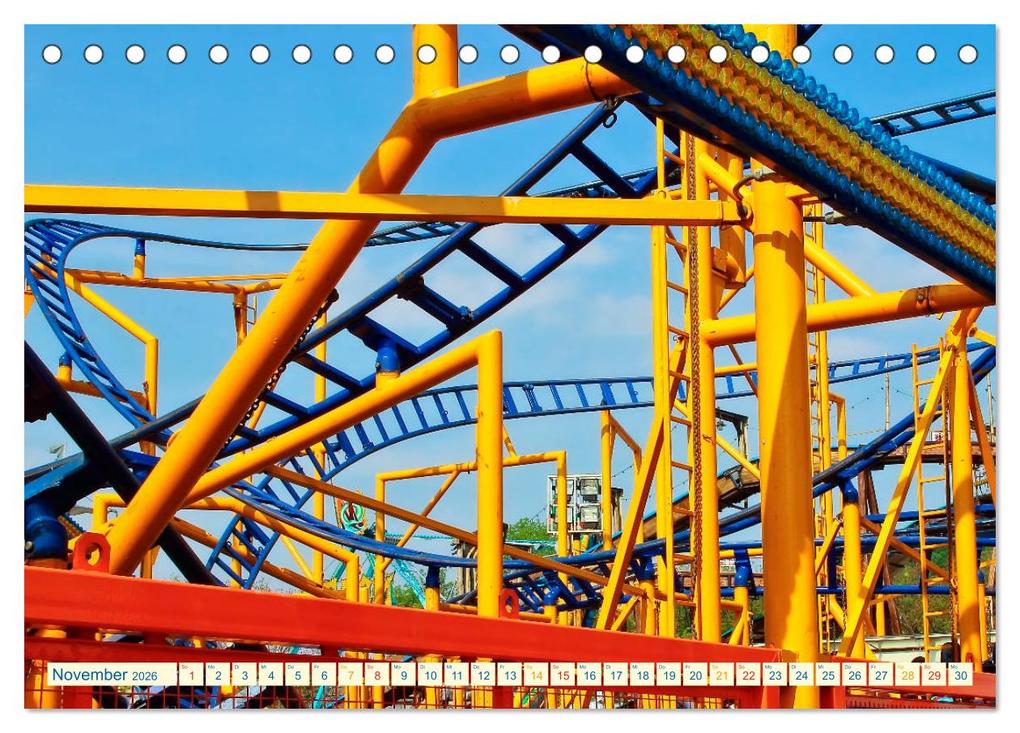 Weitere Ansicht: Achterbahn - extrem (Tischkalender 2026 DIN A5 quer), CALVENDO Monatskalender | Peter Roder, Calvendo