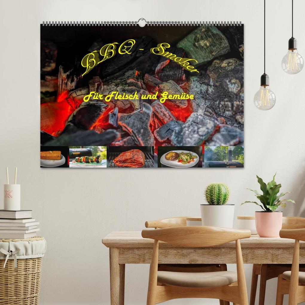 Weitere Ansicht: BBQ - Smoker Für Fleisch und Gemüse (Wandkalender 2026 DIN A2 quer), CALVENDO Monatskalender | Sven Sommer Fotografie, Calvendo