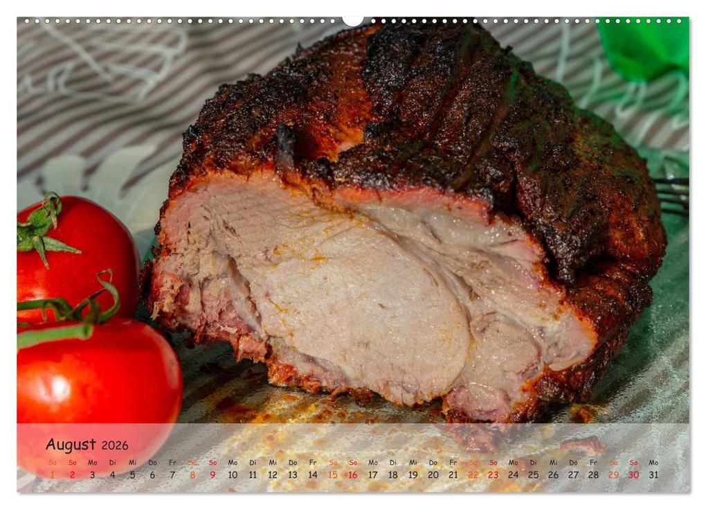 Weitere Ansicht: BBQ - Smoker Für Fleisch und Gemüse (Wandkalender 2026 DIN A2 quer), CALVENDO Monatskalender | Sven Sommer Fotografie, Calvendo