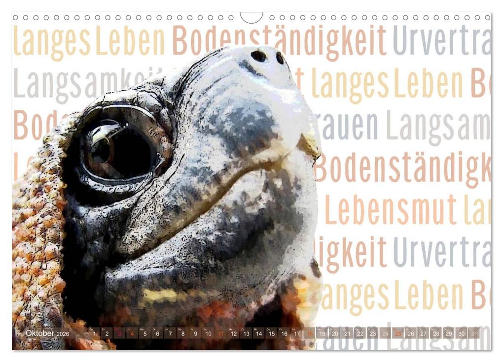 Weitere Ansicht: Mein wildes Krafttier und seine spirituellen Werte. (Wandkalender 2026 DIN A3 quer), CALVENDO Monatskalender | Calvendo, Astrid Ryzek
