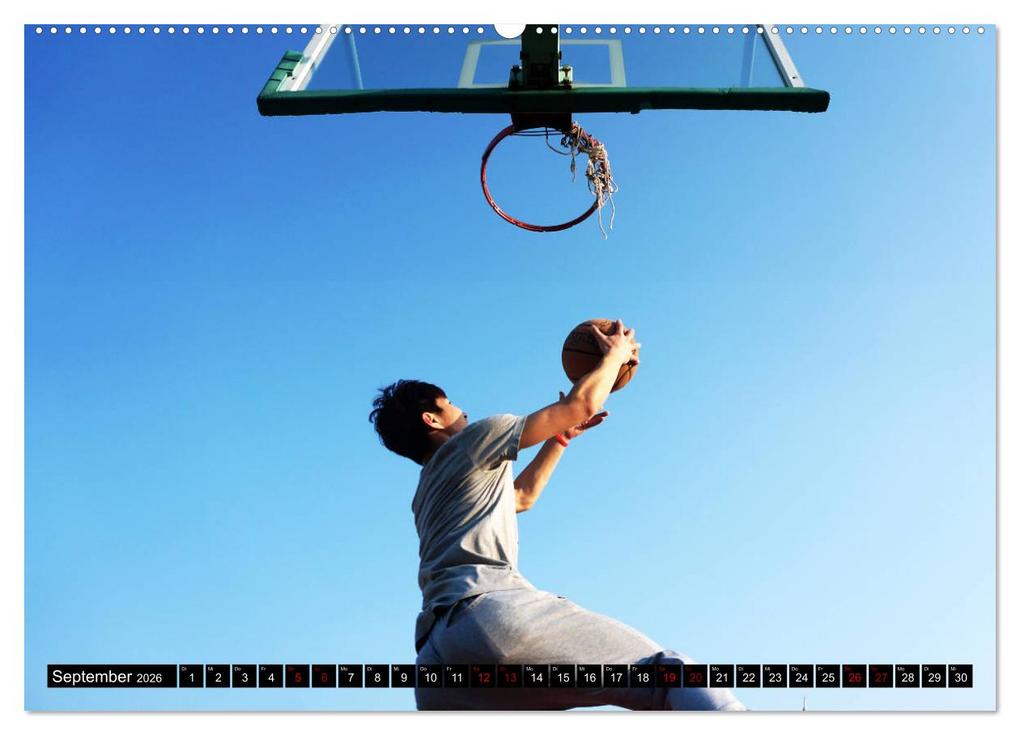 Weitere Ansicht: Basketball Action (Wandkalender 2026 DIN A2 quer), CALVENDO Monatskalender | Calvendo, Boris Robert