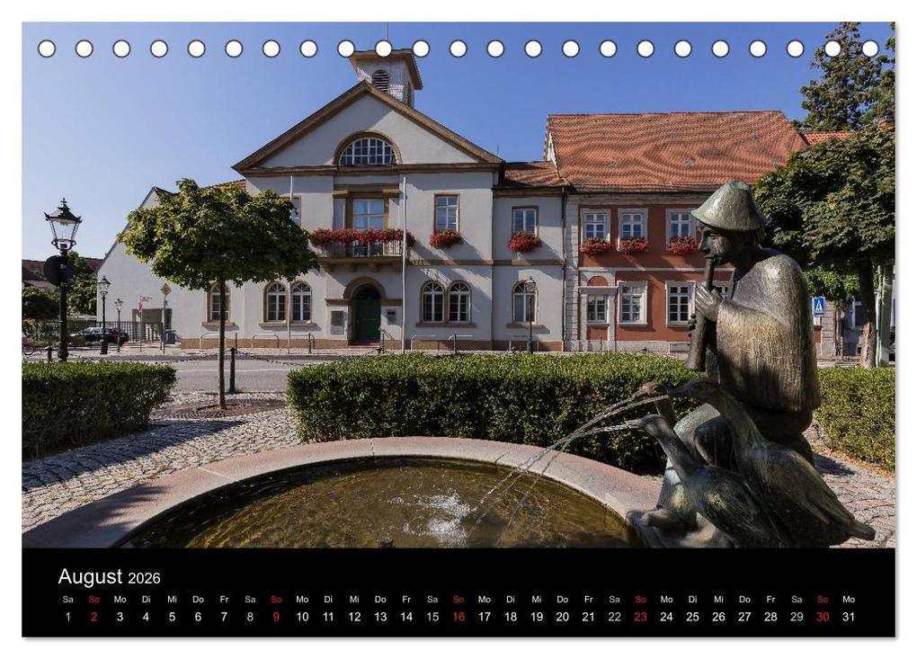 Weitere Ansicht: Schwetzingen - Ein Spaziergang durch die Perle der Kurpfalz (Tischkalender 2026 DIN A5 quer), CALVENDO Monatskalender | Axel Matthies, Calvendo