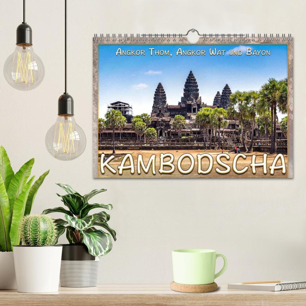 Weitere Ansicht: Kambodscha, Angkor Thom, Angkor Wat und Bayon (Wandkalender 2026 DIN A4 quer), CALVENDO Monatskalender | Dieter Gödecke, Calvendo