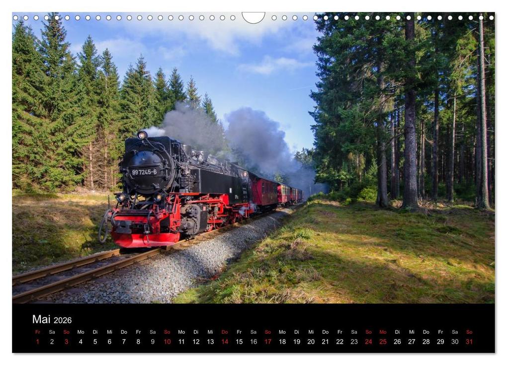 Weitere Ansicht: Unter Dampf in Sachsen Anhalt 2.0 (Wandkalender 2026 DIN A3 quer), CALVENDO Monatskalender | Steffen Gierok, Calvendo