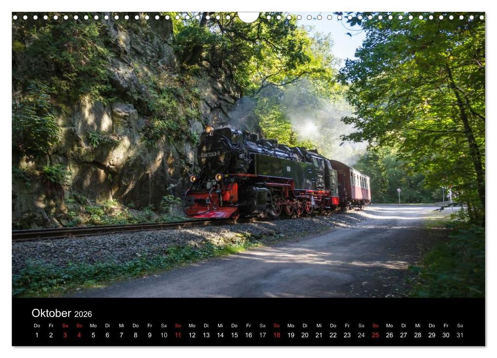 Weitere Ansicht: Unter Dampf in Sachsen Anhalt 2.0 (Wandkalender 2026 DIN A3 quer), CALVENDO Monatskalender | Steffen Gierok, Calvendo