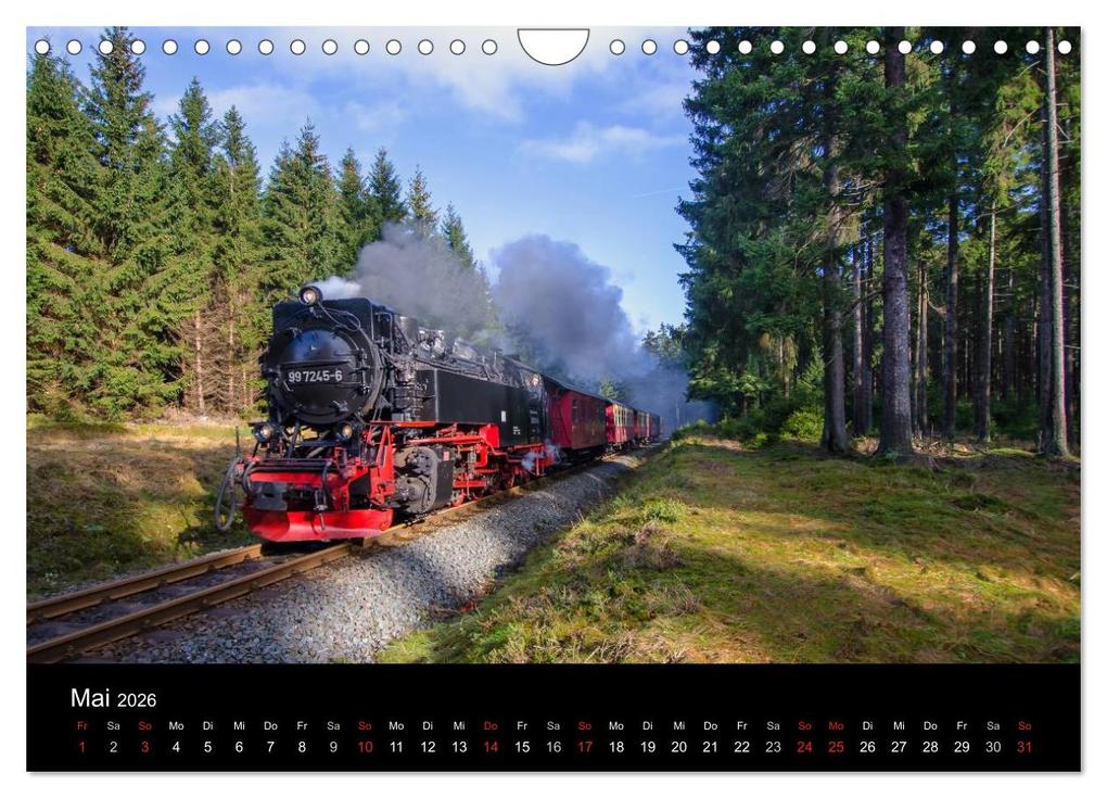 Weitere Ansicht: Unter Dampf in Sachsen Anhalt 2.0 (Wandkalender 2026 DIN A4 quer), CALVENDO Monatskalender | Steffen Gierok, Calvendo