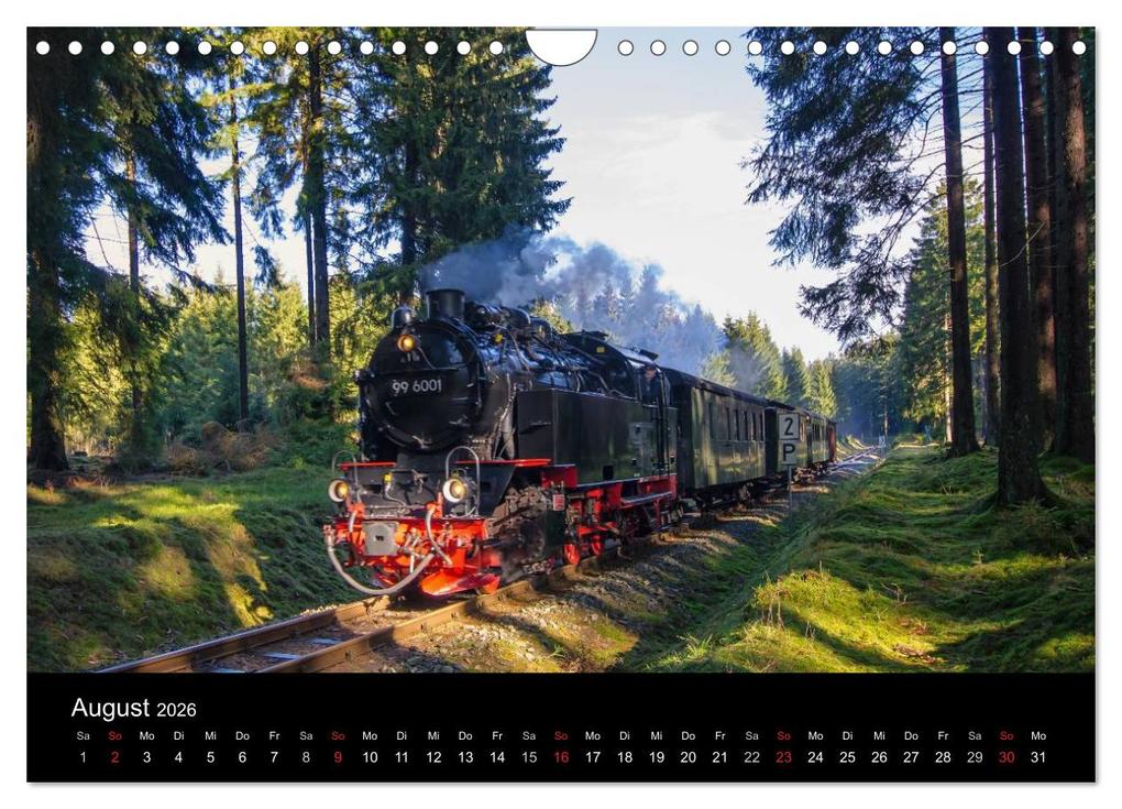 Weitere Ansicht: Unter Dampf in Sachsen Anhalt 2.0 (Wandkalender 2026 DIN A4 quer), CALVENDO Monatskalender | Steffen Gierok, Calvendo
