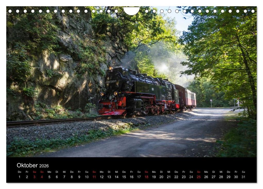 Weitere Ansicht: Unter Dampf in Sachsen Anhalt 2.0 (Wandkalender 2026 DIN A4 quer), CALVENDO Monatskalender | Steffen Gierok, Calvendo