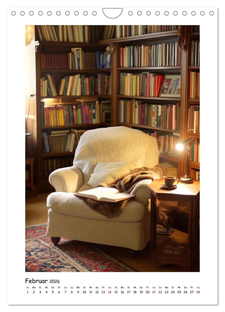 Weitere Ansicht: Ein Zuhause aus Worten (Wandkalender 2026 DIN A4 hoch), CALVENDO Monatskalender | Kerstin Waurick, Calvendo