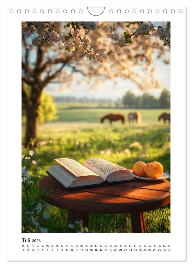 Weitere Ansicht: Ein Zuhause aus Worten (Wandkalender 2026 DIN A4 hoch), CALVENDO Monatskalender | Kerstin Waurick, Calvendo