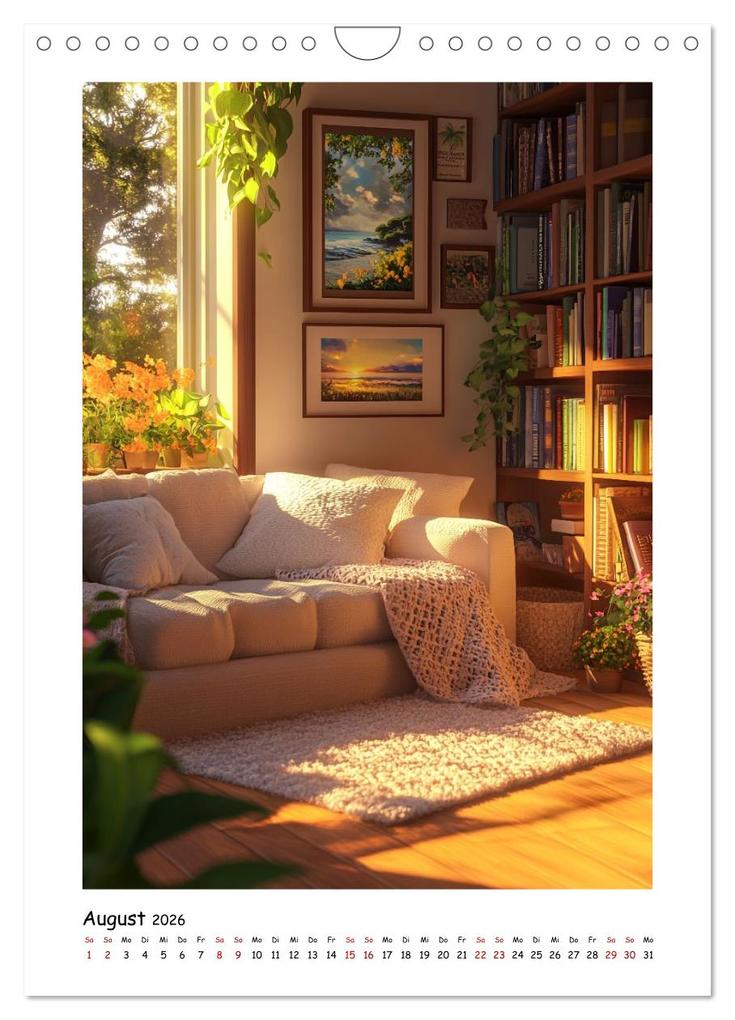 Weitere Ansicht: Ein Zuhause aus Worten (Wandkalender 2026 DIN A4 hoch), CALVENDO Monatskalender | Kerstin Waurick, Calvendo