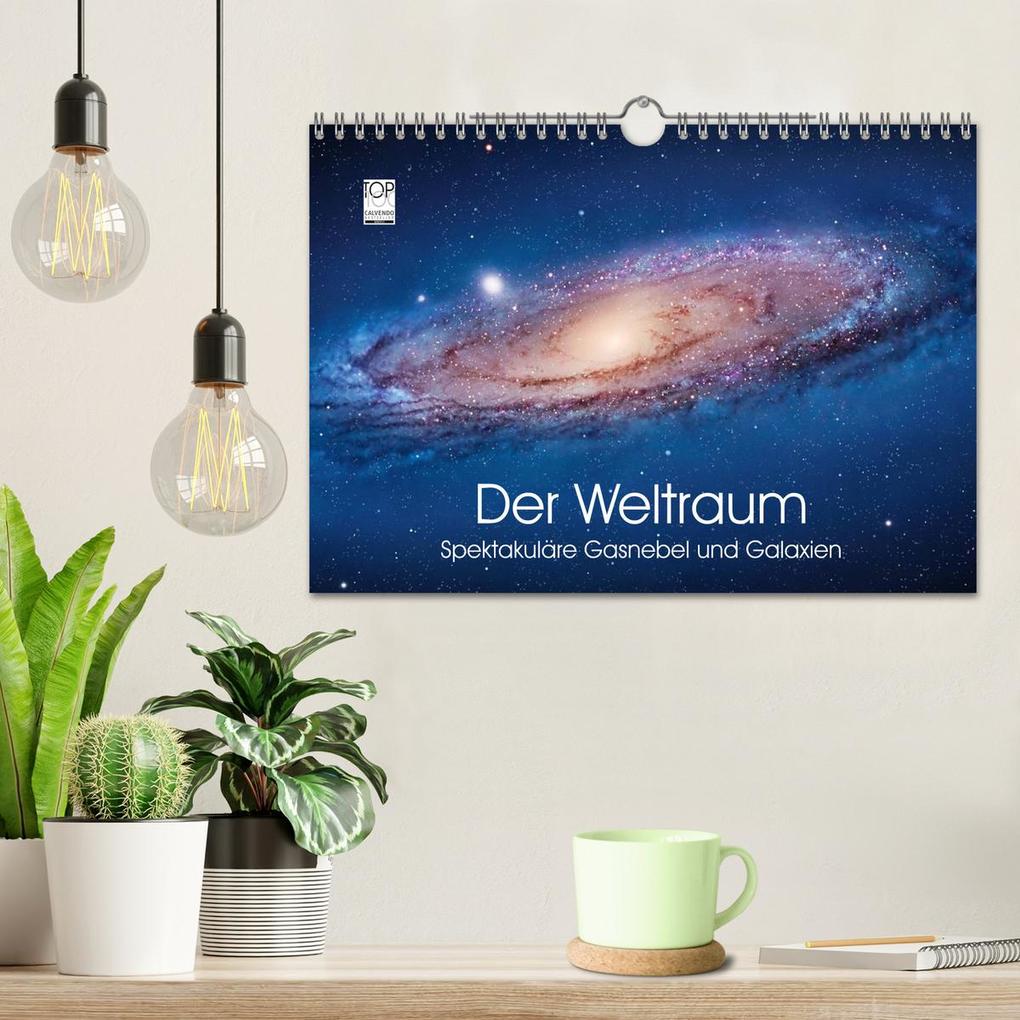 Weitere Ansicht: Der Weltraum. Spektakuläre Gasnebel und Galaxien (Wandkalender 2026 DIN A4 quer), CALVENDO Monatskalender | Calvendo, Elisabeth Stanzer