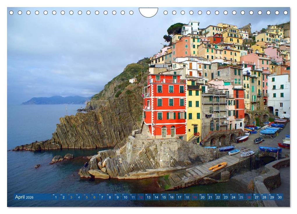 Weitere Ansicht: Wege durch die Cinque Terre (Wandkalender 2026 DIN A4 quer), CALVENDO Monatskalender | Calvendo, Thomas Erbacher