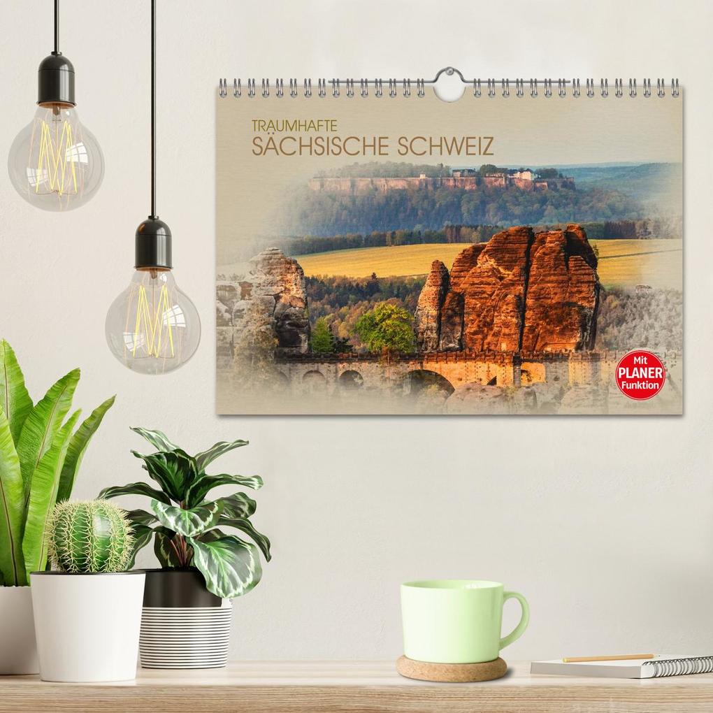 Weitere Ansicht: Traumhafte Sächsische Schweiz (Wandkalender 2026 DIN A4 quer), CALVENDO Monatskalender | Calvendo, Dirk Meutzner