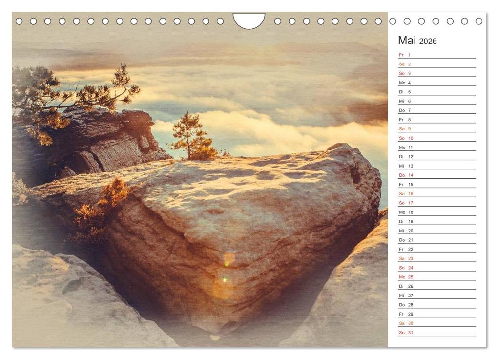 Weitere Ansicht: Traumhafte Sächsische Schweiz (Wandkalender 2026 DIN A4 quer), CALVENDO Monatskalender | Calvendo, Dirk Meutzner