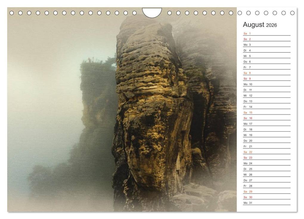 Weitere Ansicht: Traumhafte Sächsische Schweiz (Wandkalender 2026 DIN A4 quer), CALVENDO Monatskalender | Calvendo, Dirk Meutzner