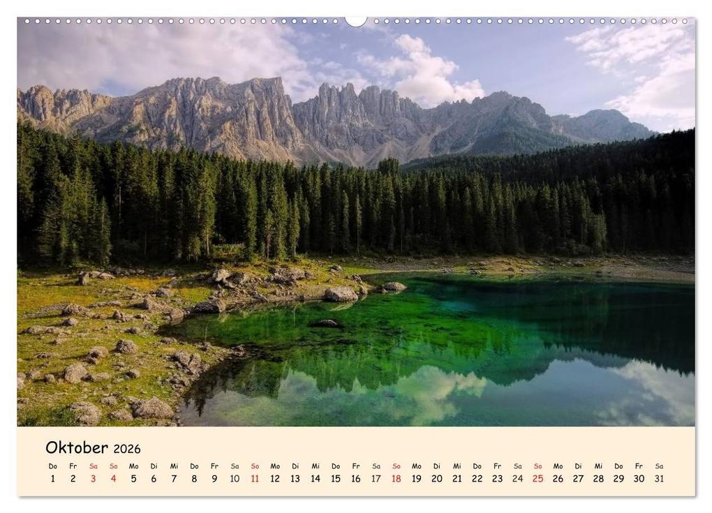 Weitere Ansicht: Südtirol - Zwischen Ortler und Dolomiten (Wandkalender 2026 DIN A2 quer), CALVENDO Monatskalender | Calvendo, LianeM, LianeM LianeM