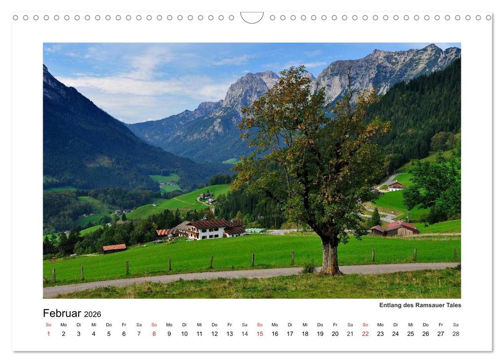 Weitere Ansicht: Willkommen im Bergsteigerdorf Ramsau (Wandkalender 2026 DIN A3 quer), CALVENDO Monatskalender | Calvendo, Dieter Wilczek