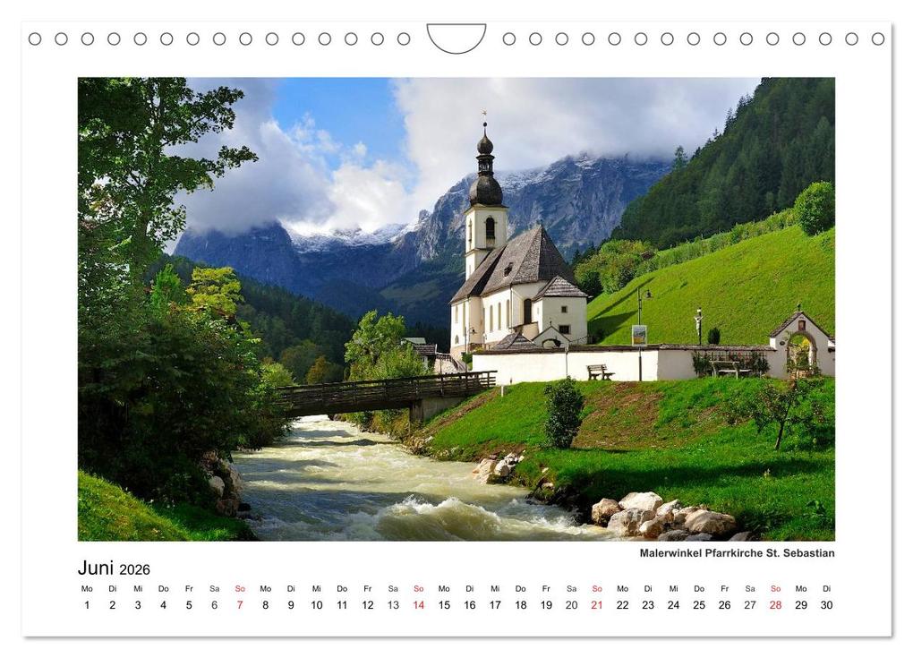 Weitere Ansicht: Willkommen im Bergsteigerdorf Ramsau (Wandkalender 2026 DIN A4 quer), CALVENDO Monatskalender | Calvendo, Dieter Wilczek