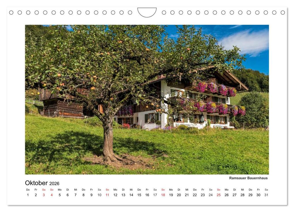 Weitere Ansicht: Willkommen im Bergsteigerdorf Ramsau (Wandkalender 2026 DIN A4 quer), CALVENDO Monatskalender | Calvendo, Dieter Wilczek