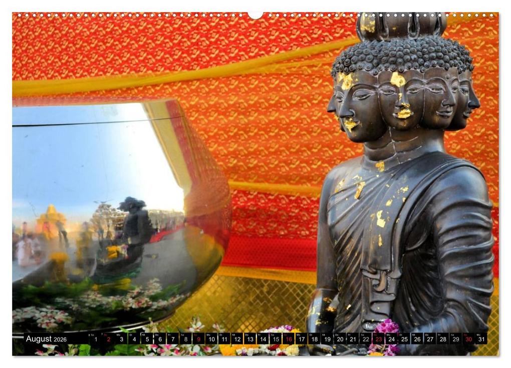 Weitere Ansicht: Bangkok: West trifft Fernost (Wandkalender 2026 DIN A2 quer), CALVENDO Monatskalender | Calvendo, Florian Blümm