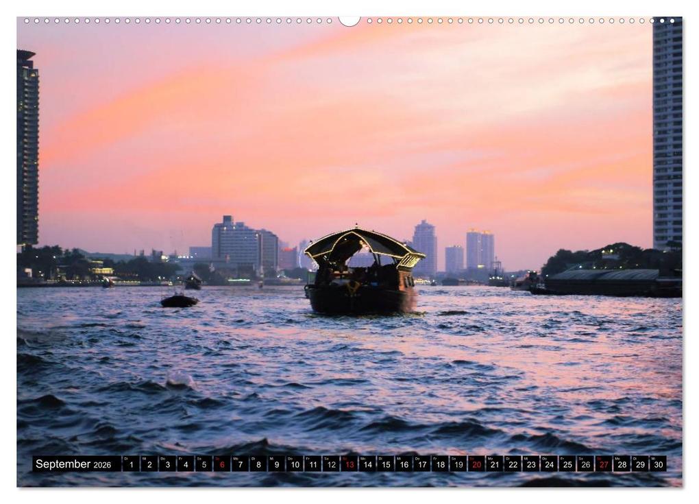 Weitere Ansicht: Bangkok: West trifft Fernost (Wandkalender 2026 DIN A2 quer), CALVENDO Monatskalender | Calvendo, Florian Blümm
