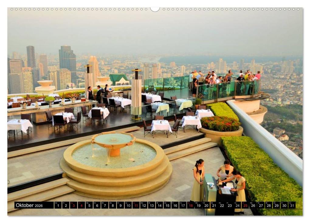 Weitere Ansicht: Bangkok: West trifft Fernost (Wandkalender 2026 DIN A2 quer), CALVENDO Monatskalender | Calvendo, Florian Blümm