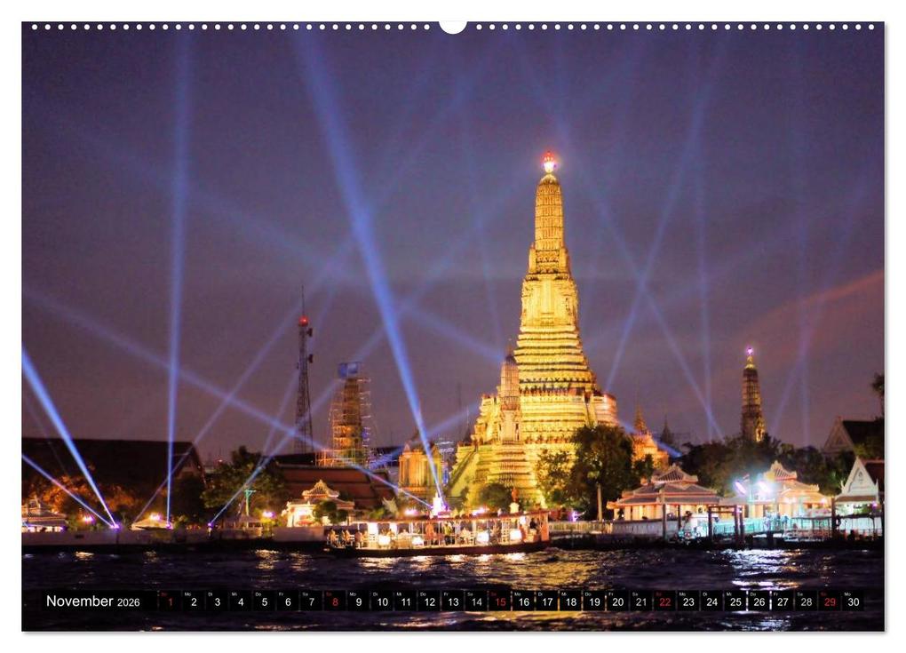 Weitere Ansicht: Bangkok: West trifft Fernost (Wandkalender 2026 DIN A2 quer), CALVENDO Monatskalender | Calvendo, Florian Blümm