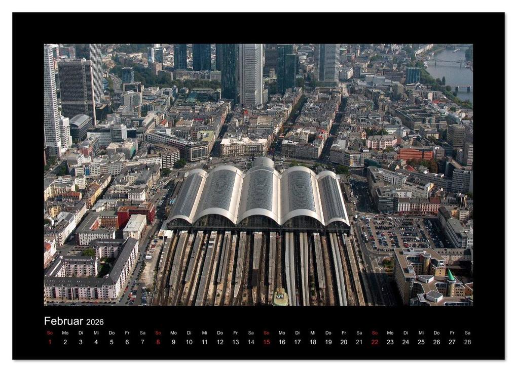 Weitere Ansicht: über den Dächern von FRANKFURT (Wandkalender 2026 DIN A4 quer), CALVENDO Monatskalender | Calvendo, Bild- & Kalenderverlag Monika Müller