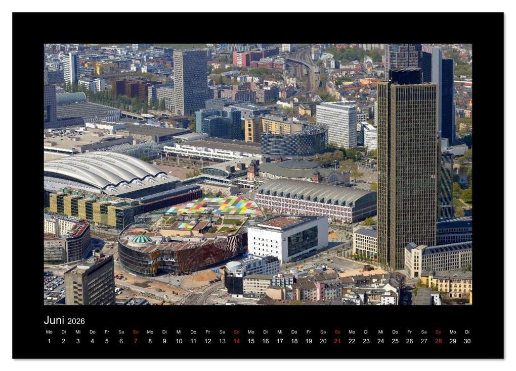Weitere Ansicht: über den Dächern von FRANKFURT (Wandkalender 2026 DIN A4 quer), CALVENDO Monatskalender | Calvendo, Bild- & Kalenderverlag Monika Müller