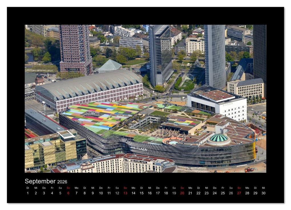 Weitere Ansicht: über den Dächern von FRANKFURT (Wandkalender 2026 DIN A4 quer), CALVENDO Monatskalender | Calvendo, Bild- & Kalenderverlag Monika Müller