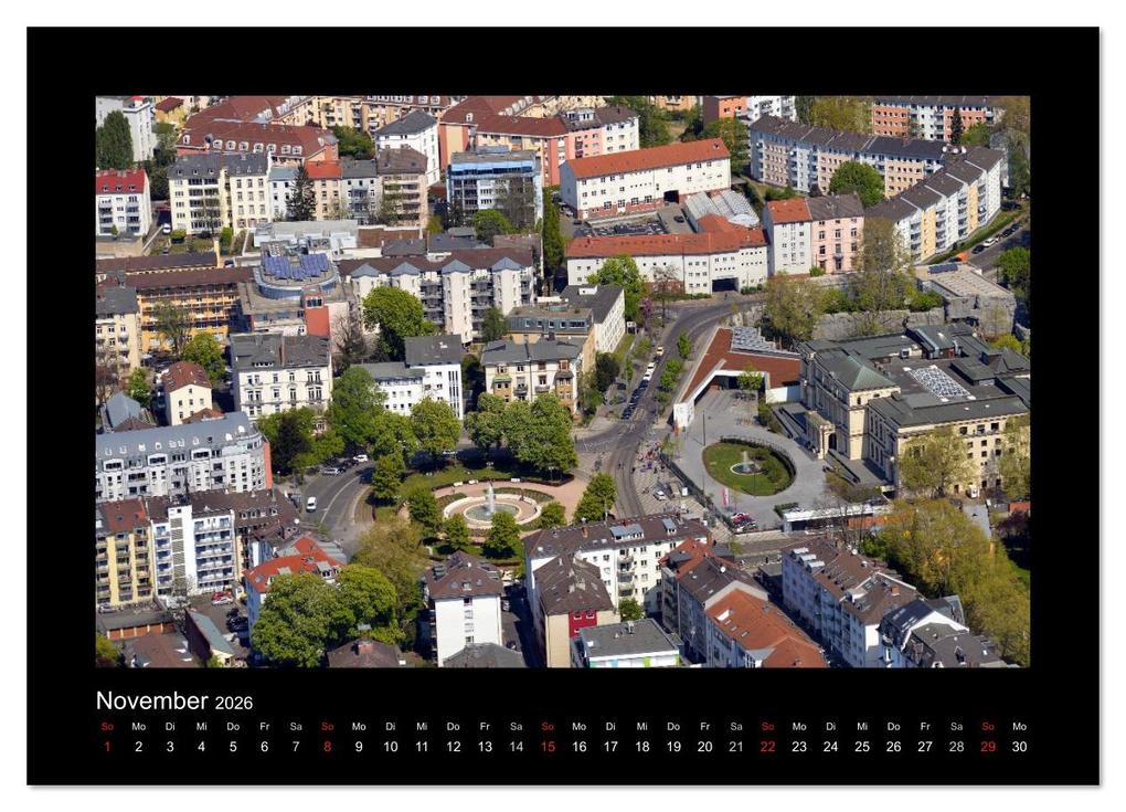 Weitere Ansicht: über den Dächern von FRANKFURT (Wandkalender 2026 DIN A4 quer), CALVENDO Monatskalender | Calvendo, Bild- & Kalenderverlag Monika Müller