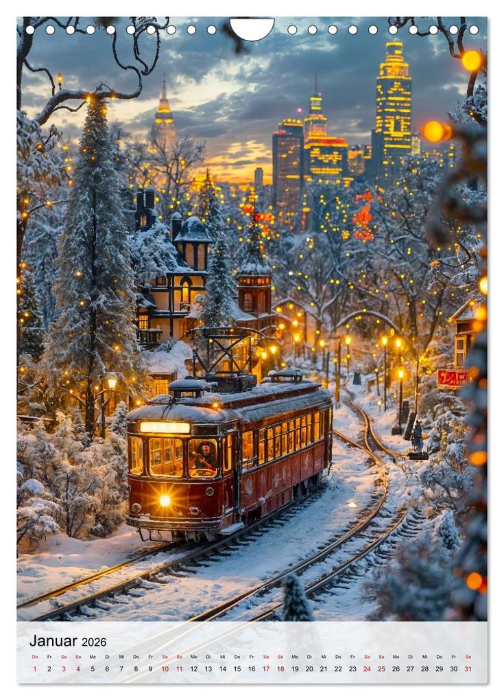 Weitere Ansicht: Eisenbahnen - Miniaturbahnen zwischen Fantasie und Fernweh (Wandkalender 2026 DIN A4 hoch), CALVENDO Monatskalender | Calvendo, Anja Frost