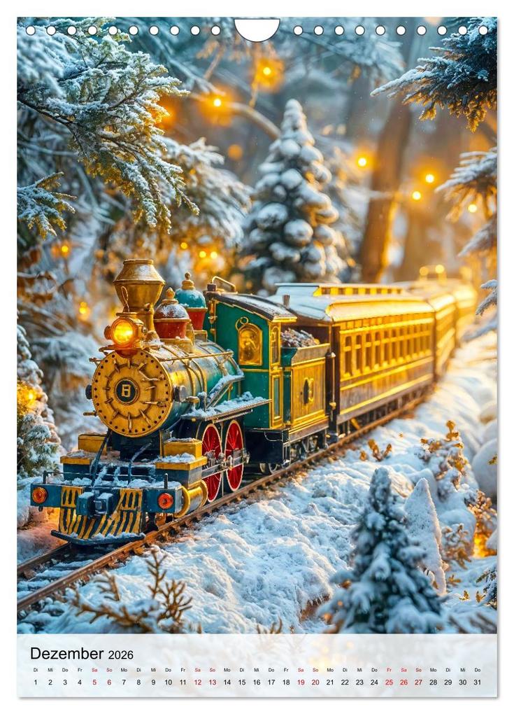 Weitere Ansicht: Eisenbahnen - Miniaturbahnen zwischen Fantasie und Fernweh (Wandkalender 2026 DIN A4 hoch), CALVENDO Monatskalender | Calvendo, Anja Frost