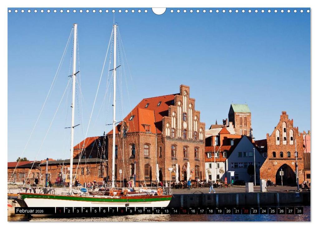 Weitere Ansicht: Deutsche Hansestädte - Lübeck Wismar Rostock Stralsund (Wandkalender 2026 DIN A3 quer), CALVENDO Monatskalender | Calvendo, U boeTtchEr