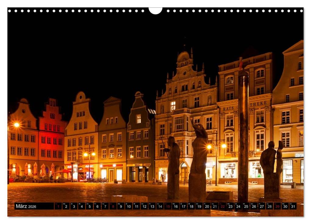 Weitere Ansicht: Deutsche Hansestädte - Lübeck Wismar Rostock Stralsund (Wandkalender 2026 DIN A3 quer), CALVENDO Monatskalender | Calvendo, U boeTtchEr