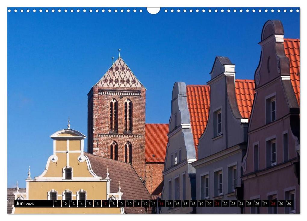 Weitere Ansicht: Deutsche Hansestädte - Lübeck Wismar Rostock Stralsund (Wandkalender 2026 DIN A3 quer), CALVENDO Monatskalender | Calvendo, U boeTtchEr