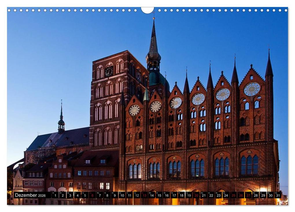 Weitere Ansicht: Deutsche Hansestädte - Lübeck Wismar Rostock Stralsund (Wandkalender 2026 DIN A3 quer), CALVENDO Monatskalender | Calvendo, U boeTtchEr
