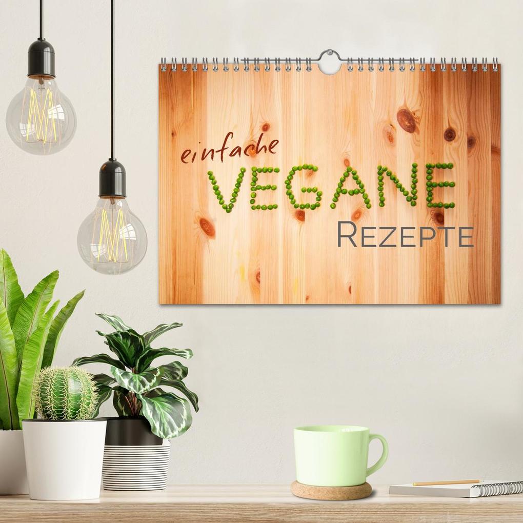Weitere Ansicht: Einfache vegane Rezepte (Wandkalender 2026 DIN A4 quer), CALVENDO Monatskalender | Calvendo, Photography PM