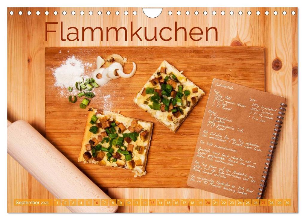Weitere Ansicht: Einfache vegane Rezepte (Wandkalender 2026 DIN A4 quer), CALVENDO Monatskalender | Calvendo, Photography PM